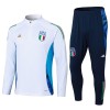 Italia Trenings Collegegenser Kvart-Zip 2024-25 Hvit Italia Trenings Collegegenser Kvart-Zip 2024-25 Hvit